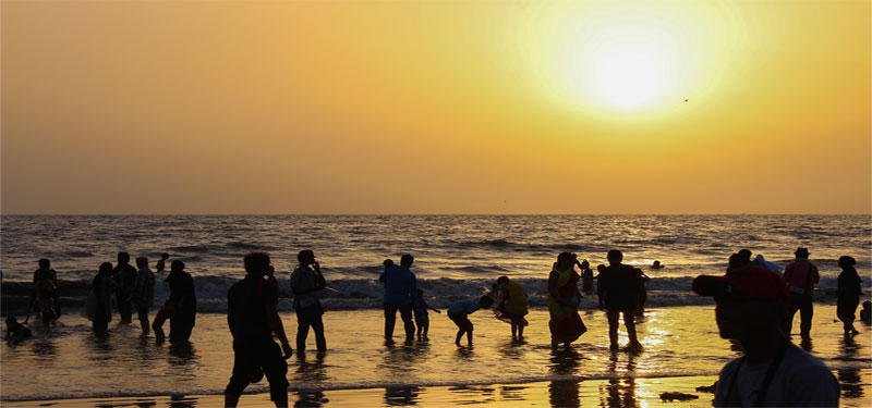 Juhu Beach in Maharashtra