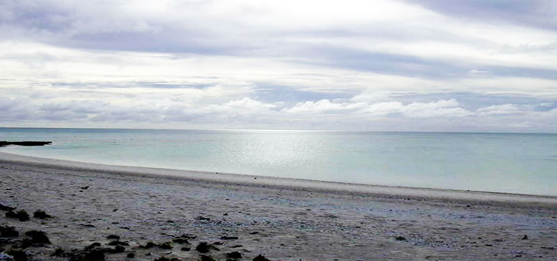 Bokak Atoll Beach in Marshall Island