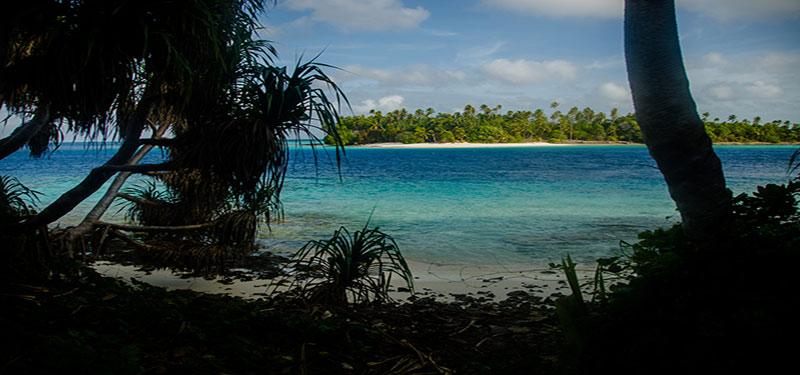 Ebeye Island Beach in Marshall Island