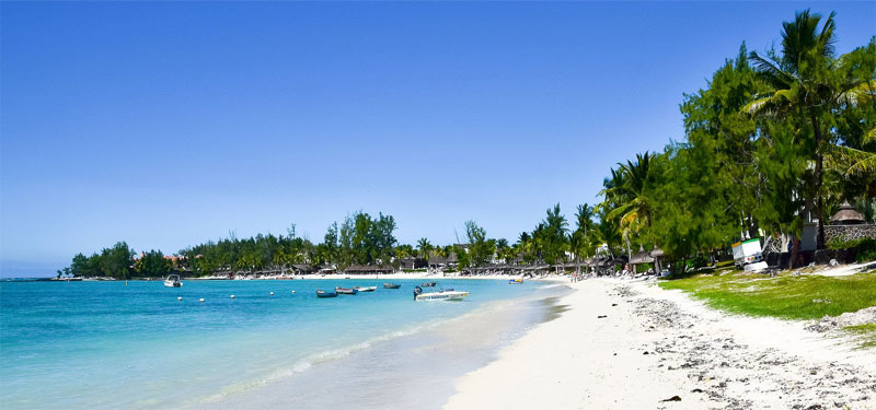 Belle Mare Beach in Mauritius