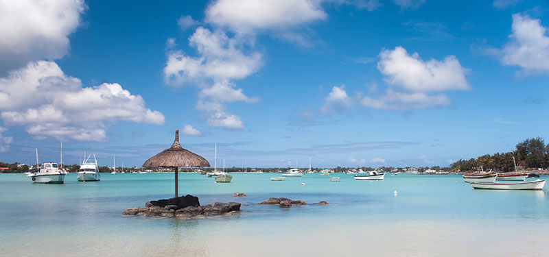 Grand Bay Public Beach in Mauritius