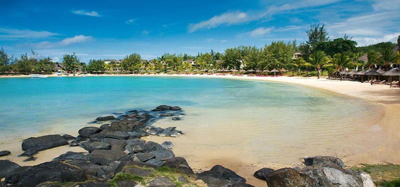 Grand Gaube Beach in Mauritius