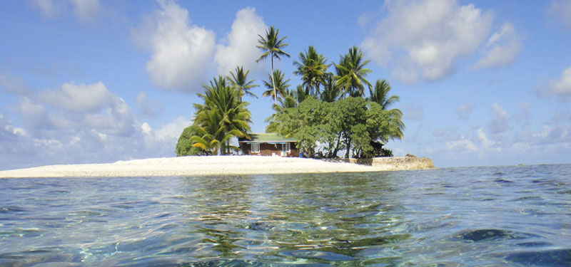 Chuuk Island Beach in Micronesia