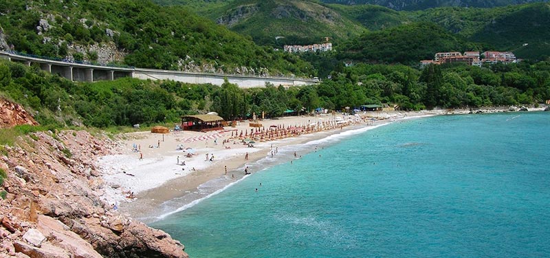 Kamenovo Beach in Montenegro