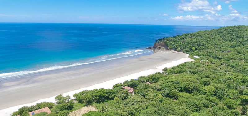 El Coco Beach in Nicaragua
