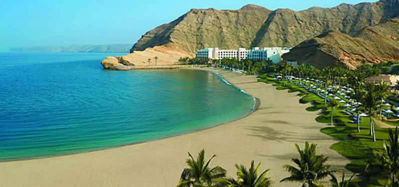 Bandar Jissah Beach in Oman
