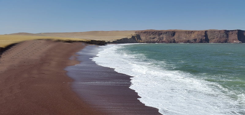 Red Beach in Peru