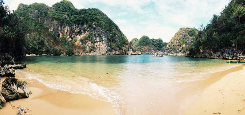 Tinago Island Beach in Philippines