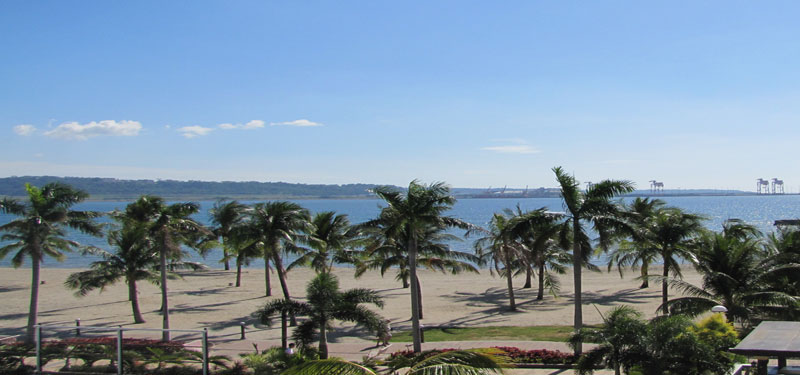 Waterfront Boardwalk Beach in Philippines