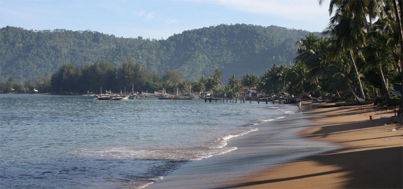 Bungus Beach in Sumatra