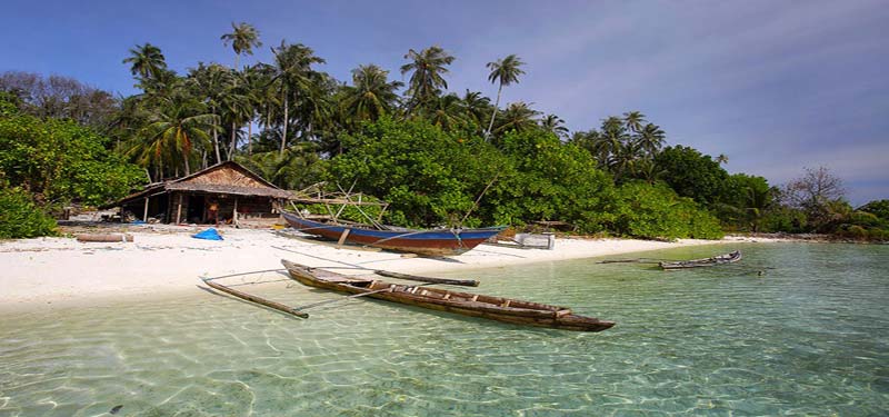 Lagundri Beach in Sumatra