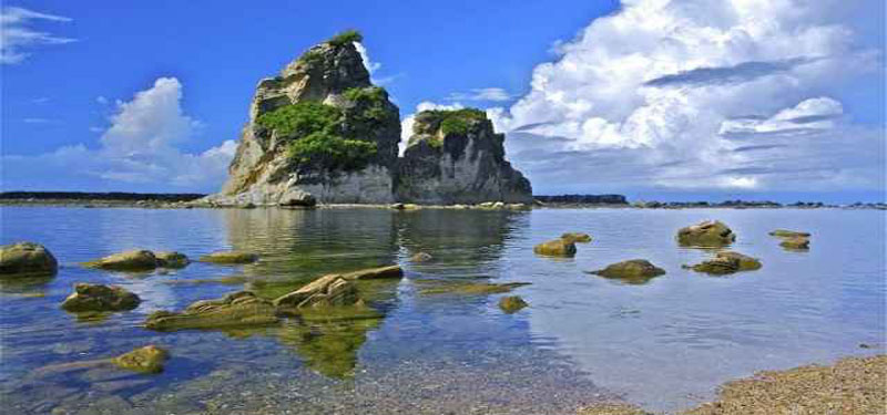 Sawarna Beach in Sumatra