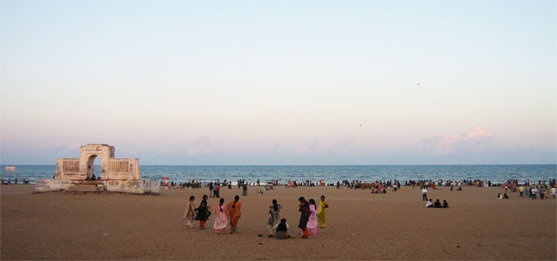 Elliot's Beach in Tamil Nadu