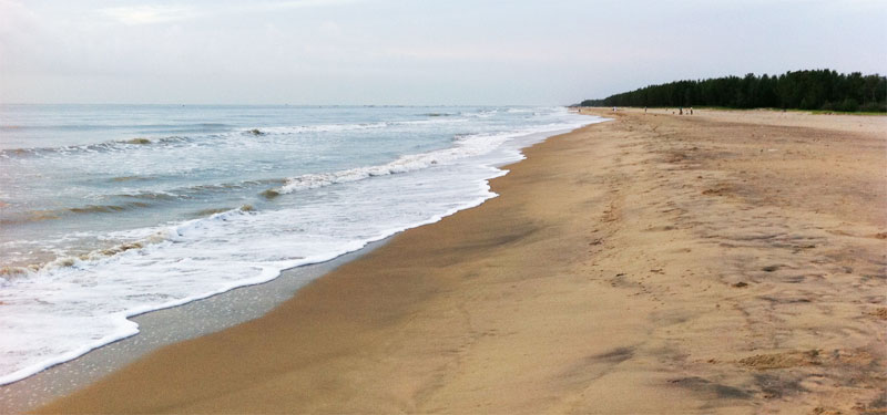 Nagore Beach in Tamil Nadu
