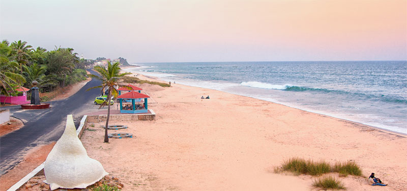 Sanguthurai Beach in Tamil Nadu