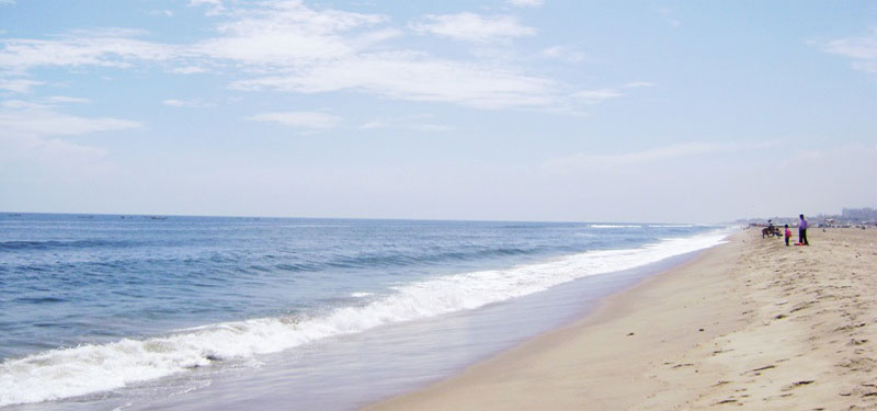 Thiruvanmiyur Beach in Tamil Nadu